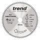 Trend Wood Mitre Saw Blade - 250mm dia x 3.0 kerf x 30 bore 80T
