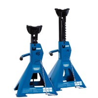Draper Expert Pneumatic Rise Ratcheting Axle Stands, 3 Tonne (Pair) - 01813