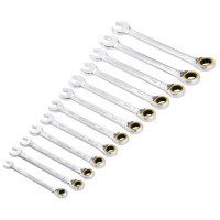 Draper Expert HI-TORQ Metric Reversible Ratchet Combination Spanner Set (12 Piece) - 03913