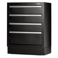 BUNKER Modular Floor Cabinet, 4 Drawer, 680mm - 23746