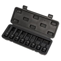 Draper Expert Impact Hex Socket Bit Set 1/2\" Square Drive (8 Piece) - 26439
