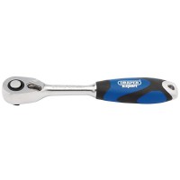 Draper Expert Soft Grip Reversible Ratchet, 1/4\" Square Drive 72 Tooth - 26502