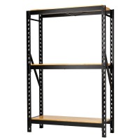 BUNKER 3 Tier Racking with Hardwood Shelving, 1500mm - 27793