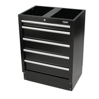 BUNKER Modular Floor Cabinet, 5 Drawer, 680mm - 31387