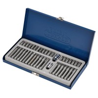 Draper Expert TX-STAR Torx, Hex and Spline Mechanics Bit Set 3/8\" and 1/2\" Square Drive (40 Piece) - 33322