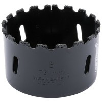 Draper Expert Tungsten Carbide Grit Hole Saw, 76mm - 34953