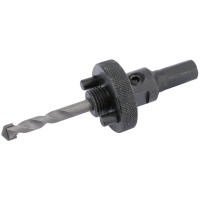 Draper Expert Carbide Grit Arbor for 32-150mm Hole Saws, 7/16\" - 35345