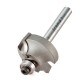 Trend 40/13X1/4TC Pro Guided Ovolo Router Cutter 6.3mm Radius x 3.2 Step x 1/4 Shank