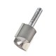 TREND 4/07x1/4TC Professional Router Cutter Two Flute 22.2mm dia x 19.0mm Cut