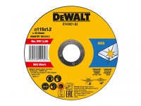DEWALT Power Tools DT43921 Metal Cut Off Disc 115 x 1.2 x 22.23mm (Pack 10)