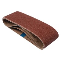 TREND AB/B75/40A - Aluminium Oxide Sanding Belt, 40 Grit, 75mm x 457mm, 3pc