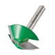 Trend C048X1/4TC CraftPro Bevel Trimmer Router Cutter 45 Deg x 10mm Cut x 1/4 Shank