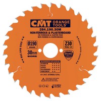 CMT Industrial Non-Ferrous Metal and Plastics Saw Blade 190mm dia x 2.6 kerf  x 30 bore Z30