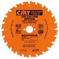 CMT Industrial Rip Saw Blade 240mm dia x 2.8 kerf x 30 bore Z24 10ATB