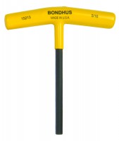 BONDHUS 5/16\" T-Handle Hex Driver - L6\", 15213