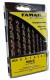 Famag 1594 Brad point drill bit HSS-G Set of 8 pcs � 3 4 5 6 7 8 9 10 mm