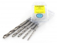 Famag 1597 Brad point drill bit HSS-G long version Set of 5pcs  3-8 mm