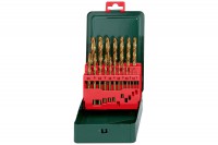 Metabo 19pc HSS-TIN Twist drill bit set (TiN)