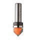 CMT V-Grooving router bits (90�) with top bearing, 12.7 dia x 12.7mm cut x 1/4 shank