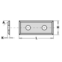 Stehle 60 x 12 x 1.5mm Turnover Knife pack of 10