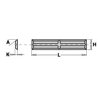 CMT 10pk Standard Indexable Knives 20mm x 4.1 x 1.1 - K1920 - 790.200.01