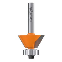 CMT Combination trimmer router bits - 12.7 dia x 7.8mm cut x 1/4 shank, 22 deg