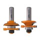 CMT Rail & Stile router bit set - 44.4 dia x 1/2 shank, profile no. B