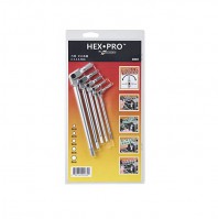 BONDHUS Hex Pro Pivot Head Wrench Set - 5 pcs - 3mm-8mm, 00062