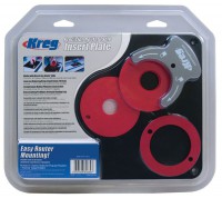 Kreg PRS4038 Kreg Precision Router Table Insert Plate w/ Level-Loc Rings (non predrilled)