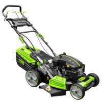 Zipper BRM52EST Self-Propelled 4-in-1 Petrol Lawn Mower with E-Start 520mm