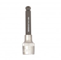 BONDHUS 7mm ProHold Ball End InHex Bit + 3/8\" Socket - L2\", 43470