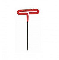 BONDHUS 5mm T-Handle Cushion Grip Hex Driver - L6\", 46464