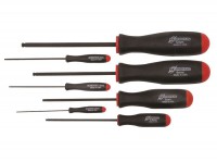 BONDHUS BSX7 Ball End Driver Hex Screwdriver Set - 7 pcs - 1.27mm-5mm, 10687