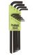 BONDHUS PBLX10 ProHold Ball End Hex Allen Key Set - 10 pcs - 1/16"-1/4", 74938