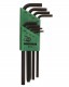 BONDHUS TLX8 Torx Key Set - 8 pcs - TX9-TX40, 31834