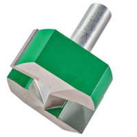 Trend C033WX1/2TC CraftPro Two Flute Straight Router Cutter 50mm Dia x 25mm Cut x 1/2 Shank