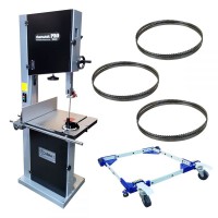 Charnwood Pro Package Deal C18BXP Cobra 18\" Bandsaw With 3 Extra Blades and Wheel Kit