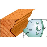 CMT SPINDLE MOULDER CUTTERS - Knives and Limiters 40mm - profile 073