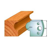 CMT SPINDLE MOULDER CUTTERS - Knives and Limiters 40mm - profile 093