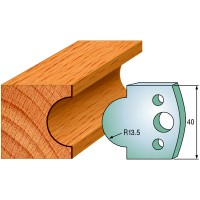 CMT SPINDLE MOULDER CUTTERS - Knives and Limiters 40mm - profile 118 - 690.118 - 691.118 Package