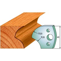 CMT SPINDLE MOULDER CUTTERS - Knives and Limiters 40mm - profile 120 - 690.120 - 691.120 Package