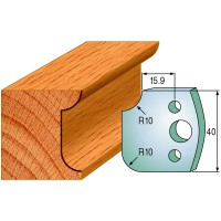 CMT SPINDLE MOULDER CUTTERS - Knives and Limiters 40mm - profile 175 - 690.175 - 691.175 Package