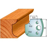 CMT SPINDLE MOULDER CUTTERS - Knives and Limiters 40mm - profile 176 - 690.176 - 691.176 Package