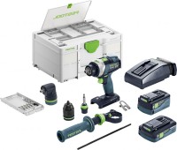 Festool 577624 Cordless Percussion Drill QUADRIVE TPC 18/4 5,0/4,0 I-Set