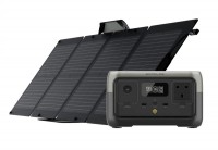 EcoFlow RIVER 2 Portable Power Station 256Wh with 110W Solar Panel