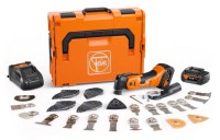 Fein Cordless MULTIMASTER AMM 700 Max Top 4Ah AS Multi-Tool with Accessory Kit