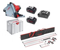 Mafell 91E021 MT 55 18 M BL Cordless Plunge Saw Package with Rails 209592