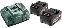 Metabo Basic Set 2 x 18V 5.2Ah Batteries + ASC 145 Charger