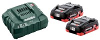 Metabo Basic Set 2 x 18V 4Ah Batteries + ASC 55 Charger