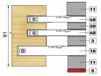 Trend Modular Window System SLOT TENON DISC 31.75MM Tool Number 16